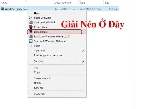 Bật mí cách tải và sử dụng Windows Loader đơn giản 4 Hướng dẫn cách tải Windows Loader bước 3