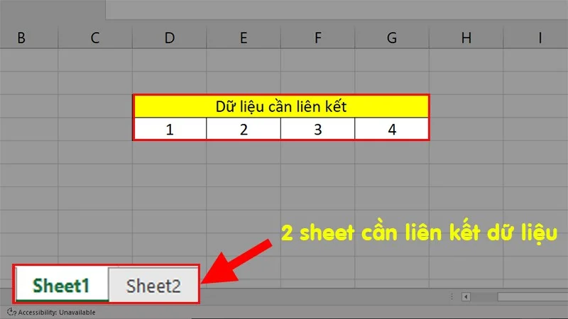 3 cách kết nối dữ liệu giữa 2 sheet trong Excel 1 Kết nối dữ liệu từ 1 cell giữa 2 sheet trong Excel