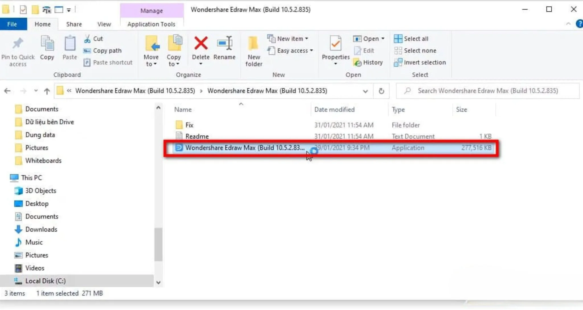 Edraw Max: Hướng Dẫn Tải, Cài Đặt Và Crack Đầy Đủ 2 Mở file đã giải nén