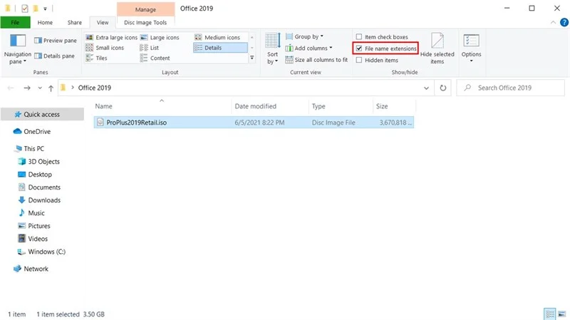 Cài đặt PowerPoint 2019 - Tạo bài thuyết trình chuyên nghiệp với giao diện hiện đại 2 Đổi tên file trước khi cài đặt