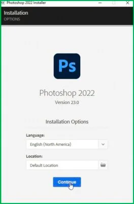 Hướng dẫn tải Photoshop 2022 Full Crack hoàn toàn miễn phí 5 Nhấn Continue