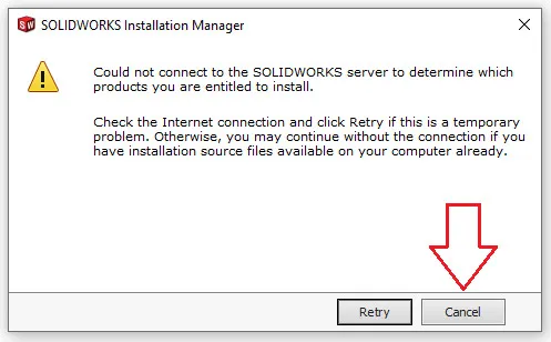 Download SolidWorks 2019 và Hướng dẫn cài đặt phần mềm từ A-Z 10 Cancel