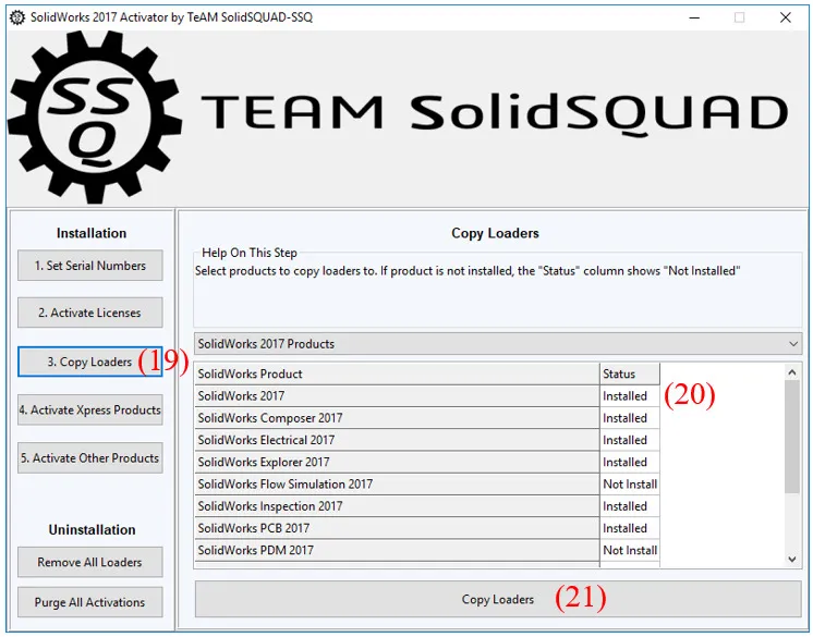 SolidWorks 2017 - Cách Cài Đặt Và Tối Ưu Hóa Dễ Dàng 17 Copy Loaders