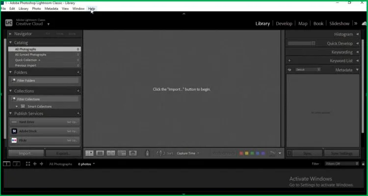 Giới thiệu Lightroom 2022 - Hướng Dẫn Sử Dụng Cho Người Mới Bắt Đầu 9 Giao diện phần mềm Adobe Lightroom 2022