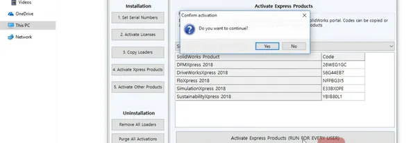 activate xpress products run for every user
