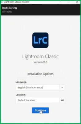 Giới thiệu Lightroom 2022 - Hướng Dẫn Sử Dụng Cho Người Mới Bắt Đầu 6 chọn Continue