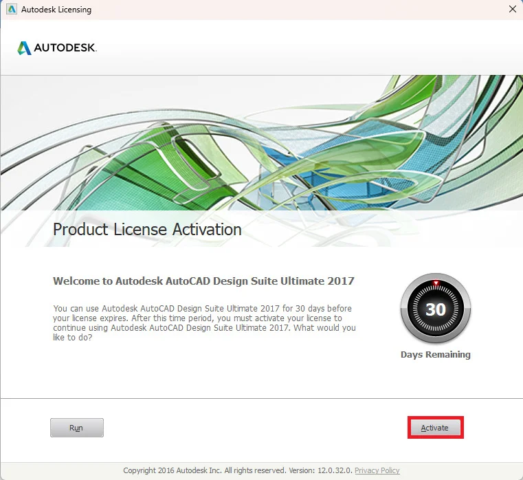3DS Max 2017 Full Crack - Kích Hoạt Bản Quyền Vĩnh Viễn 11 Chọn Activate