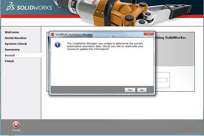 Cài Đặt & Kích Hoạt SolidWorks 2014 Crack AN TOÀN & KHÔNG VIRUS 7 Xử lý thông báo