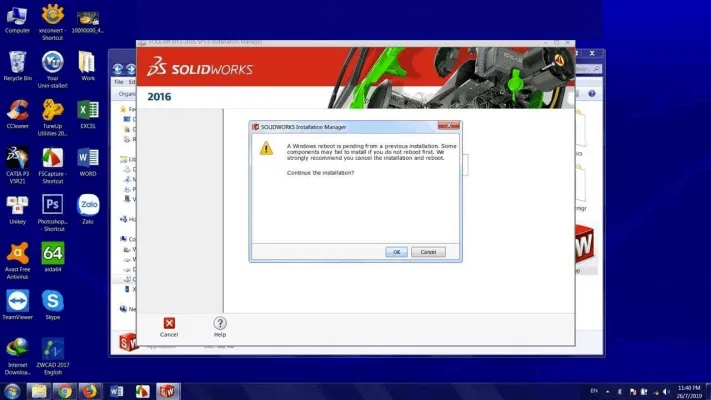 Solidworks 2016 Full Crack - Hướng dẫn cài đặt đơn giản 4 Chạy file cài đặt với quyền quản trị viên