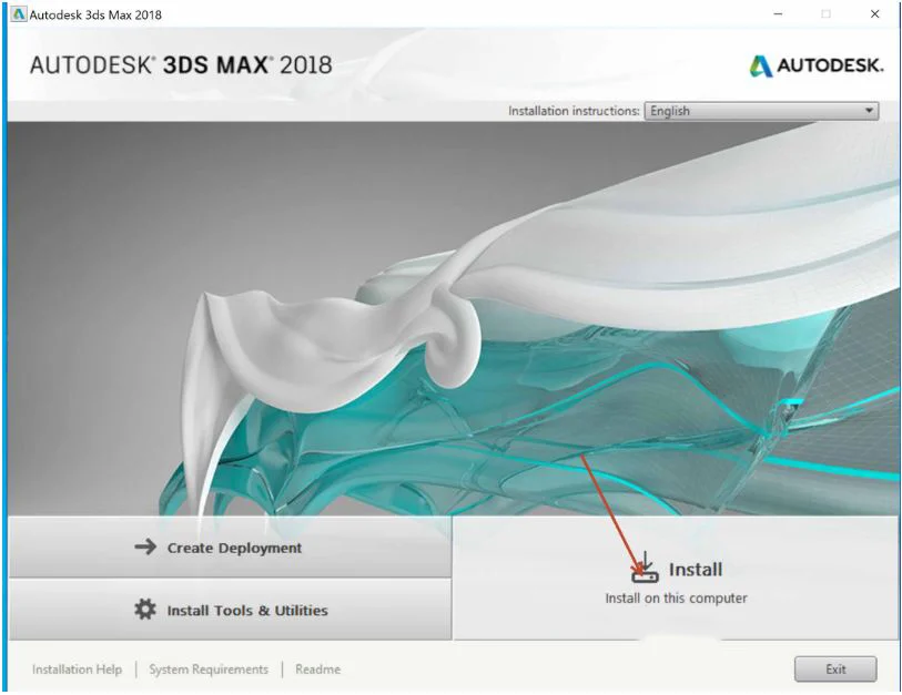 3Ds Max 2018 Miễn Phí - Cài Đặt Nhanh Chóng, Dễ Dàng Trong Vài Nút Bấm 2 Nhấn Install để bắt đầu cài đặt