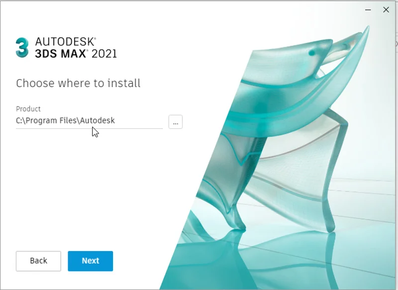 3Ds Max 2021 Crack - Kích hoạt vĩnh viễn, không lo hết hạn 5 Nhấp chọn Next