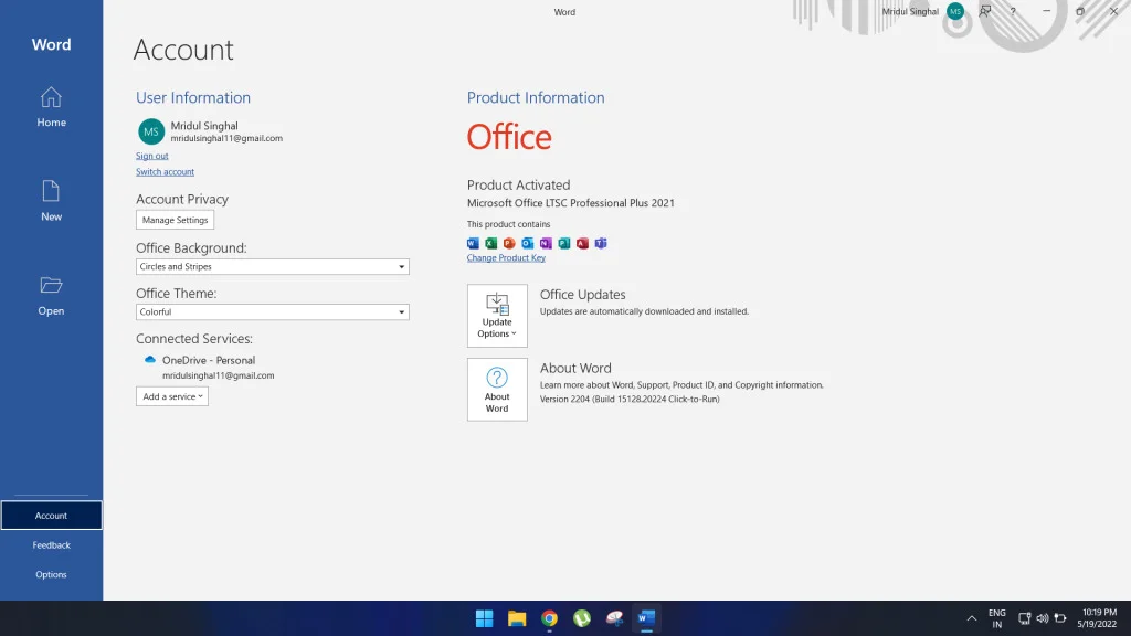 Tải Office 2022 Full Crack - Sử Dụng Miễn Phí Trọn Đời 14 Mở Word hoặc bất kỳ ứng dụng Office nào