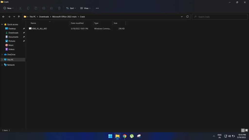 Tải Office 2022 Full Crack - Sử Dụng Miễn Phí Trọn Đời 9 Mở file Crack