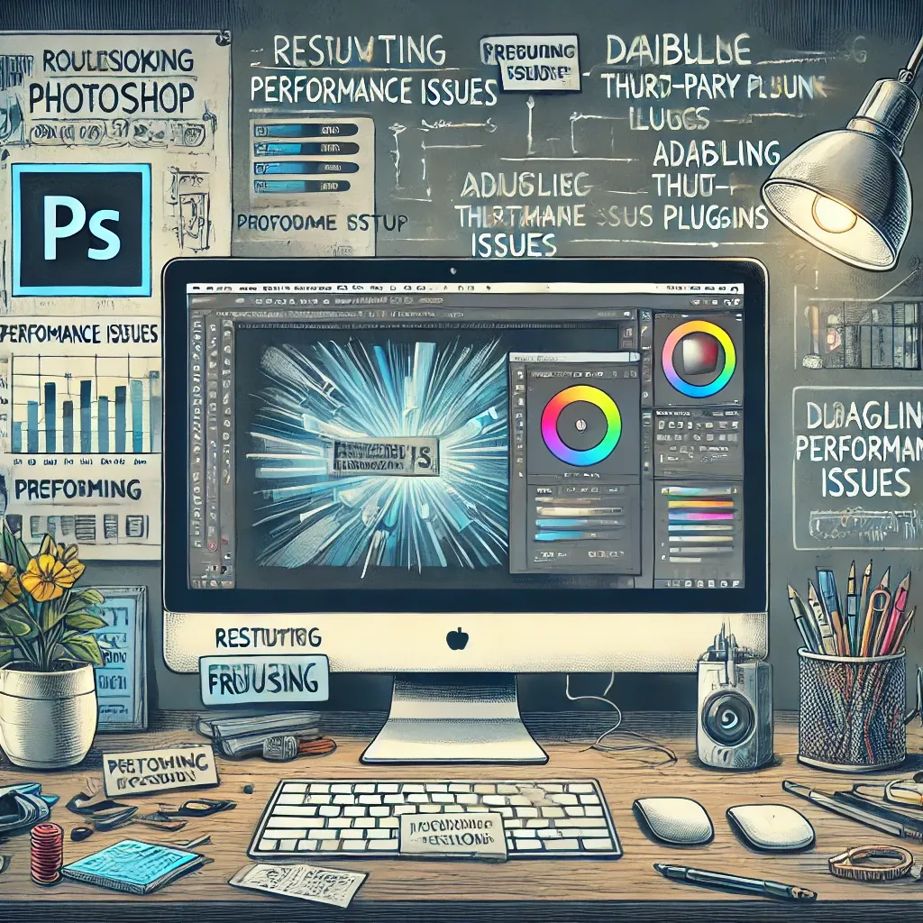 Photoshop có thể bị đơ hoặc lag