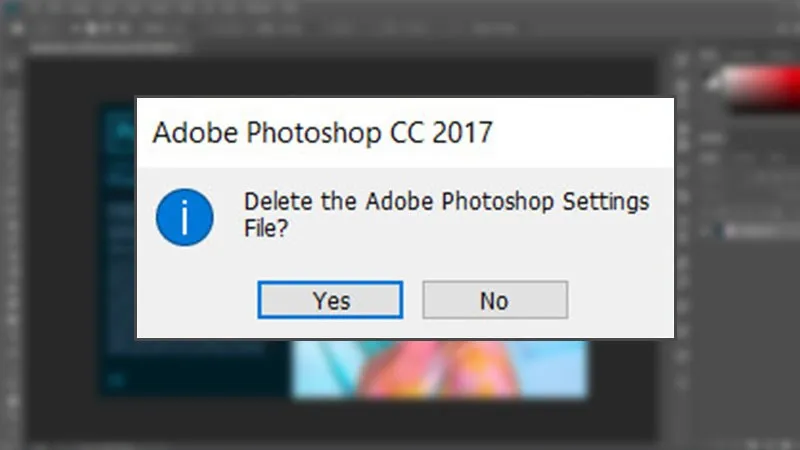 reset cai dat goc Photoshop