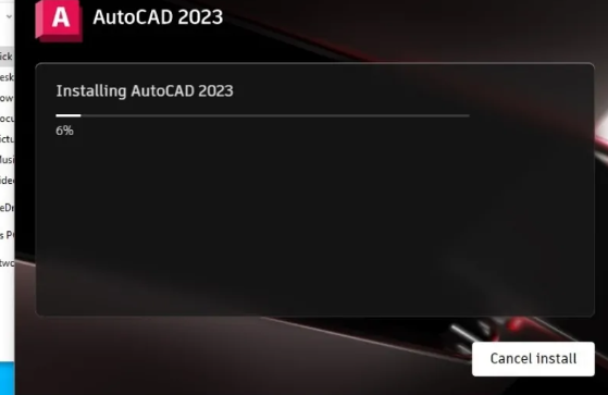 Tiến trình nạp dữ liệu hệ thống của AutoCAD 2023